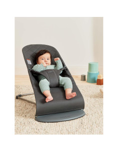 Bouncer Bliss BabyBjrn Algodón Antracita 3.6-13.2 kg 4 posiciones 2