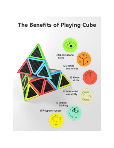 Conjunto de Cubos de Velocidad Vdealen 2x2 3x3 Pirámide