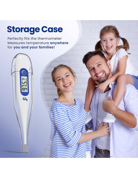 Termómetro Digital Femometer para Adultos y Niños - Azul Termómetro Digital Femometer para Adultos y Niños - Azul