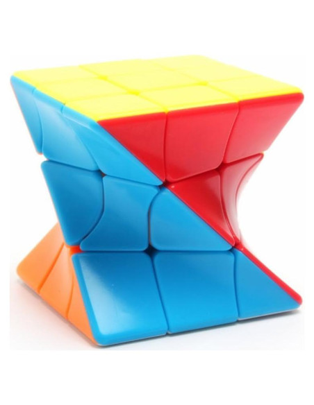 Cubo Twist 3x3 CuberSpeed sin pegatinas - Colores brillantes Cubo Twist 3x3 CuberSpeed sin pegatinas - Colores brillantes