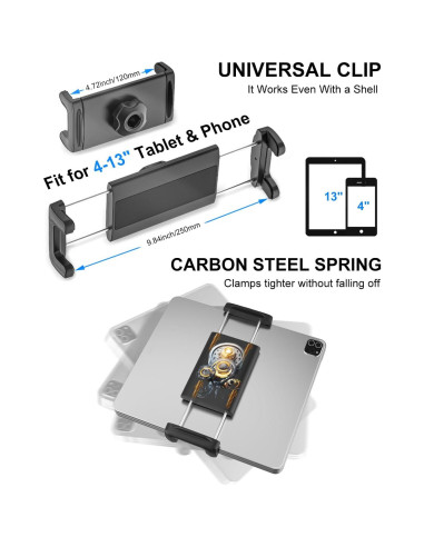 Soporte de Tableta para Pilotos Kolasels ProAviator 4-13"