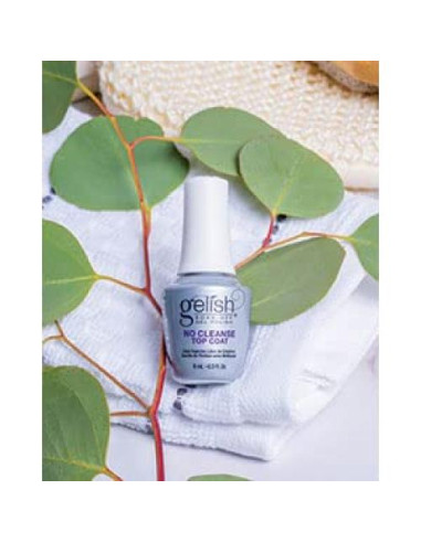 Gelish Mini No-Cleanse Top Coat 68g - Brillo Duradero y Fácil Aplicación