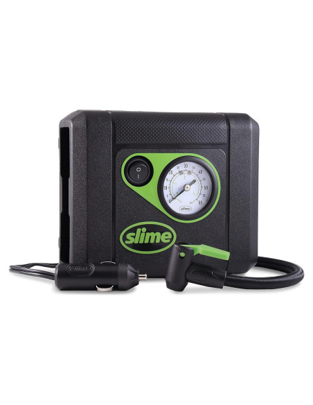Inflador de Neumáticos Slime 40060, Compacto 12V, 10 min Inflador de Neumáticos Slime 40060, Compacto 12V, 10 min