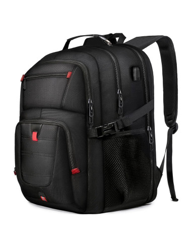 Mochila de Viaje Z-MGKISS 50L para Laptop Negra Aprobada TSA