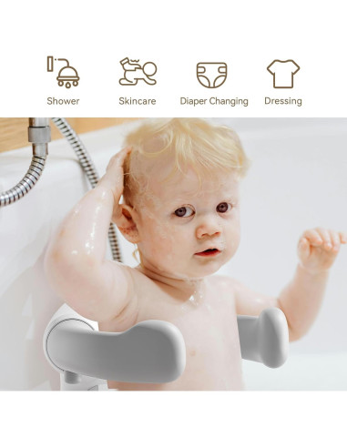 Soporte de Ducha Ajustable para Bebés Hebei Duoduohani Gris
