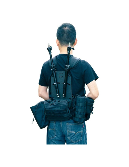 Sistema de Mochila con Chaleco de Luz Caminstarry - Grabación Video Sistema de Mochila con Chaleco de Luz Caminstarry - Grabación Video