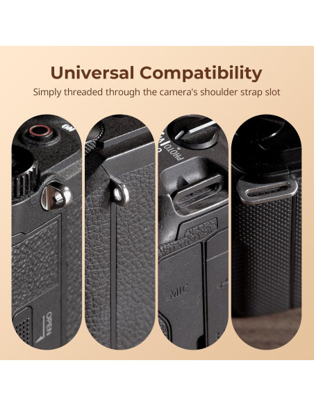 Correa de Cuero Universal SmallRig para Cámara DSLR 100-110cm Correa de Cuero Universal SmallRig para Cámara DSLR 100-110cm