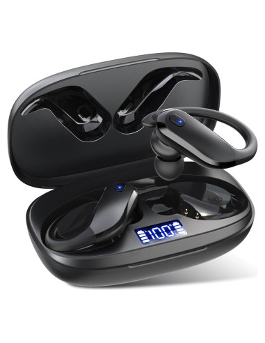 Auriculares Inalámbricos NDO T07 Bluetooth 5.3 IPX7 48H Negro