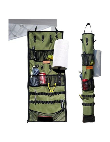 Organizador Colgante AYAMAYA para Camping 101.6x40 cm Verde Organizador Colgante AYAMAYA para Camping 101.6x40 cm Verde