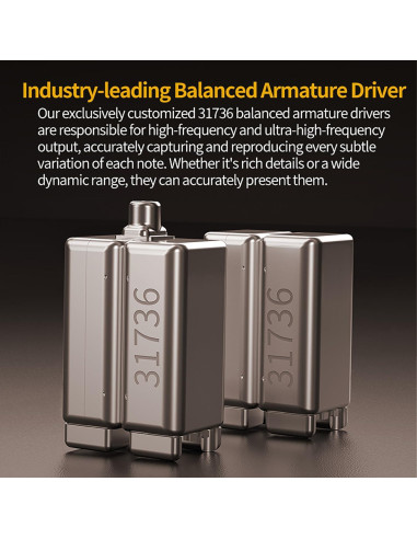 Auriculares In-Ear KZ ZS10 PRO 2 HiFi 1DD+4BA 20-40000Hz