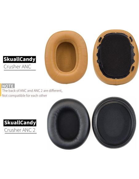 Almohadillas de Reemplazo Molgria para Skullcandy Crusher ANC 2 Almohadillas de Reemplazo Molgria para Skullcandy Crusher ANC 2