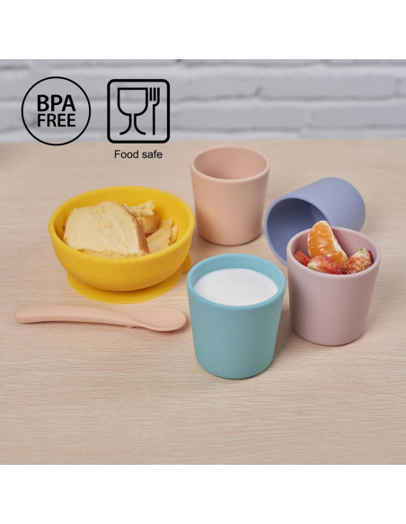 Taza de Silicona Catii 5 oz para Niños 1-3 años Antideslizante Taza de Silicona Catii 5 oz para Niños 1-3 años Antideslizante