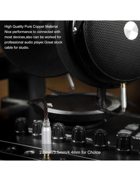 Cable de Audio OFC 8 Núcleos 2 PIN 2.5mm 1.22m okcsc Cable de Audio OFC 8 Núcleos 2 PIN 2.5mm 1.22m okcsc