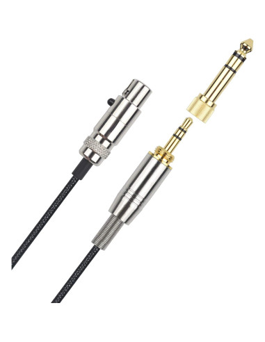 Cable de Reemplazo Trenzado Lusgawer 1.2m para Auriculares AKG