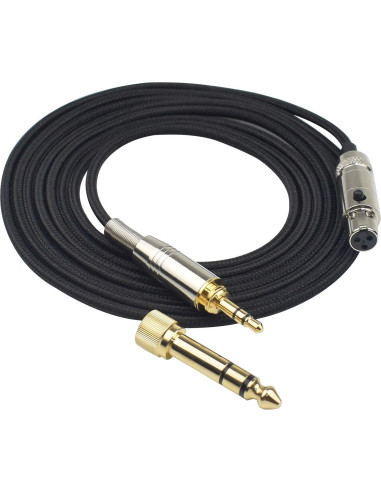 Cable de Reemplazo Trenzado Lusgawer 1.2m para Auriculares AKG
