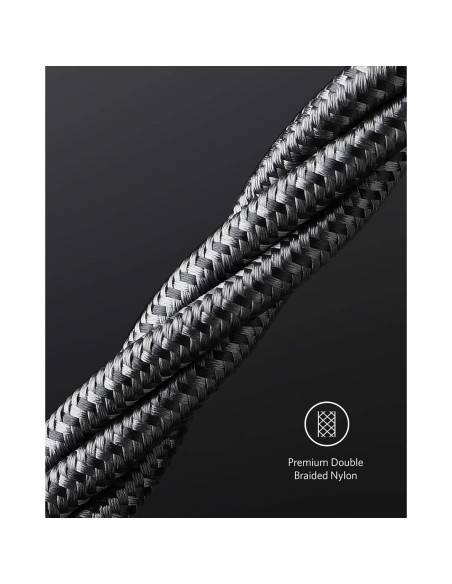 Cable USB C a USB C Anker 100W 3.05m Carga Rápida Negro Cable USB C a USB C Anker 100W 3.05m Carga Rápida Negro