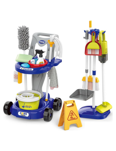 Juego de Limpieza para Niños Sotodik 29 Piezas Azul Juego de Limpieza para Niños Sotodik 29 Piezas Azul