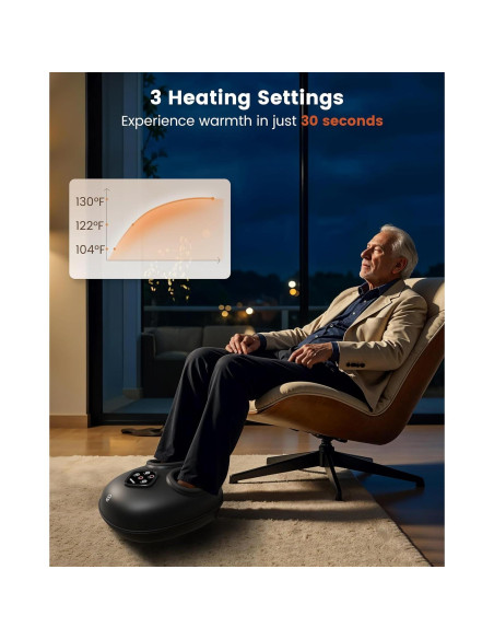 Masajeador de Pies COMFIER CF-5425-3 con Calor y Shiatsu Masajeador de Pies COMFIER CF-5425-3 con Calor y Shiatsu