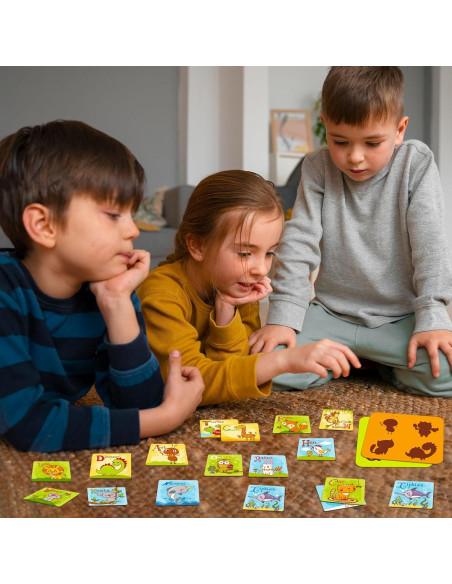 Juego de Memoria de Emparejamiento Alfabeto AluAbi 52 Piezas Juego de Memoria de Emparejamiento Alfabeto AluAbi 52 Piezas