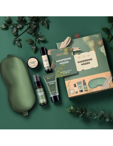 Cesta de Regalo de Spa MS.DORYA 5 Piezas Verde Relax
