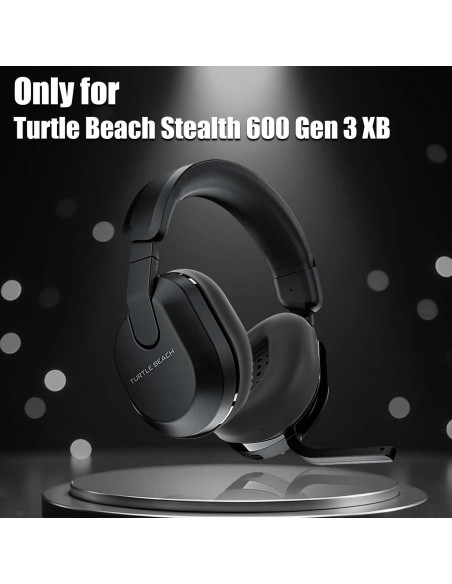 Funda de Silicona para Auriculares Turtle Beach Stealth 600XB Gen 3 - Negra Funda de Silicona para Auriculares Turtle Beach Stealth 600XB Gen 3 - Negra