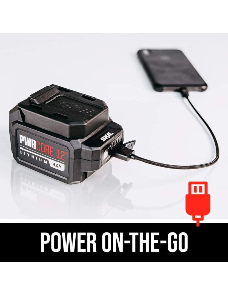 Destornillador de Impacto Skil 12V Sin Escobillas con Batería 2.0Ah Destornillador de Impacto Skil 12V Sin Escobillas con Batería 2.0Ah