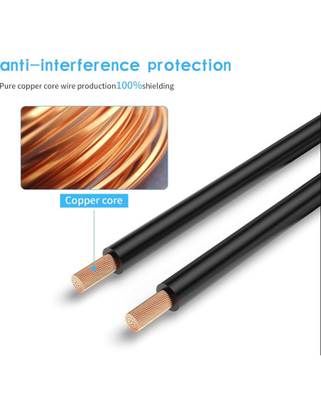 Cable de Extensión de Video 4 Pines 5M EKYLIN a Prueba de Agua Cable de Extensión de Video 4 Pines 5M EKYLIN a Prueba de Agua