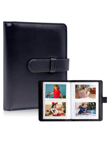 Álbum de Fotos Tugle para Fujifilm Instax Mini 64 Fotos Negro Álbum de Fotos Tugle para Fujifilm Instax Mini 64 Fotos Negro