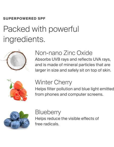 Protector Solar Facial Mineral Supergoop! Zincscreen 50ml SPF 40 Protector Solar Facial Mineral Supergoop! Zincscreen 50ml SPF 40