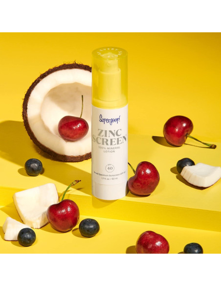 Protector Solar Facial Mineral Supergoop! Zincscreen 50ml SPF 40 Protector Solar Facial Mineral Supergoop! Zincscreen 50ml SPF 40