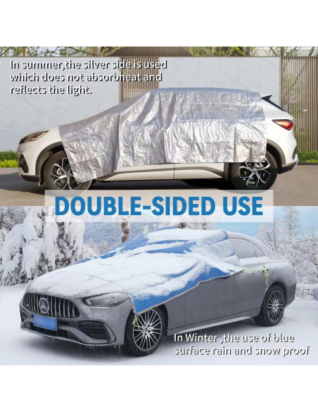 Lona Impermeable TARPAL 3x4m Plata/Azul 7.5mil (2 Paquete) Lona Impermeable TARPAL 3x4m Plata/Azul 7.5mil (2 Paquete)