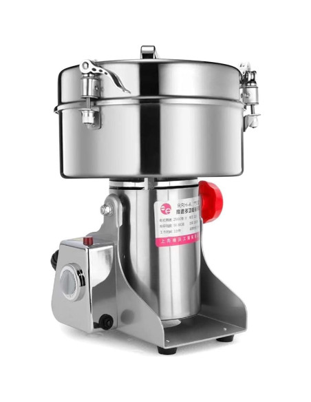 Molino de Granos Eléctrico RRH 3000g Acero Inoxidable 5000W Molino de Granos Eléctrico RRH 3000g Acero Inoxidable 5000W