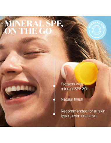 Supergoop! Barra Mineral Transparente SPF 30 - Protector Solar