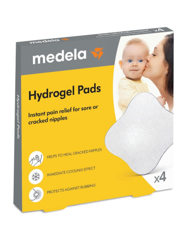 Medela Hydrogel Pads y Protector de Pezones, Set 3 Piezas
