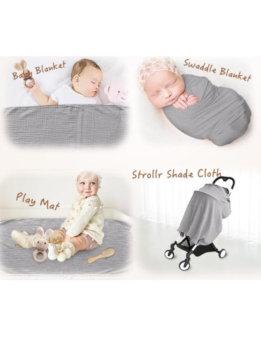 Conjunto de Regalo para Bebé EERKEOD - Manta, Sonajero y Más