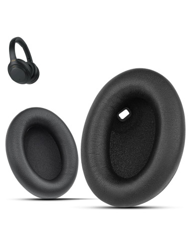 Almohadillas de Reemplazo Krone Kalpasmos para Sony WH-1000XM4 - Cuero Suave