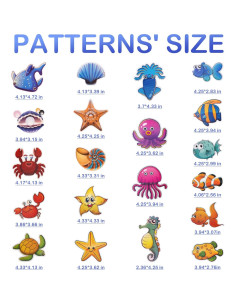20 Pegatinas Antideslizantes PGFUN para Baño Criaturas Marinas 2
