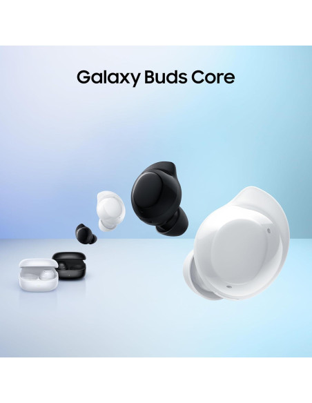 Auriculares Inalámbricos Samsung Galaxy Buds Core SM-R410 - Negro, Bluetooth 5.4, 35h Batería, Cancelación de Ruido Auriculares Inalámbricos Samsung Galaxy Buds Core SM-R410 - Negro, Bluetooth 5.4, 35h Batería, Cancelación de Ruido