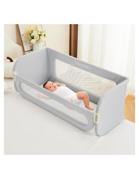 Barandilla para Cama Ciilee Baby 185 cm Ajustable Gris Barandilla para Cama Ciilee Baby 185 cm Ajustable Gris
