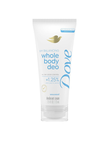 Desodorante Corporal Dove Sin Aluminio 70.87 g - 72h Control Olores