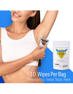 Toallitas Antitranspirantes Kleinert's Sweat Shield Ultra - 10 Unidades 2