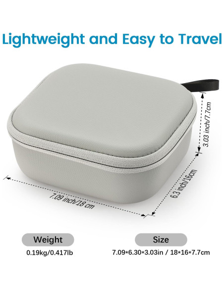 Funda de Transporte BEHORSE para DJI NEO y 2 Baterías - Gris Funda de Transporte BEHORSE para DJI NEO y 2 Baterías - Gris