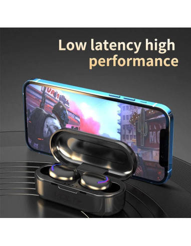 Auriculares Inalámbricos VOLT PLUS TECH F9 Mini Bluetooth 5.3 IPX7