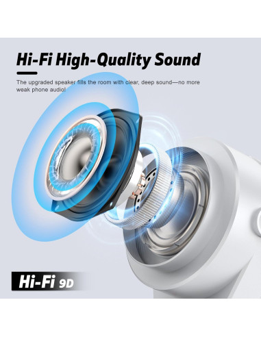 Altavoz Inalámbrico GIM ZJ-026 con Soporte y Luz RGB