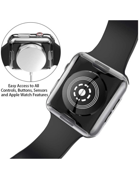 Funda Protectora TPU para Apple Watch 40mm Julk 2-Pack HD Funda Protectora TPU para Apple Watch 40mm Julk 2-Pack HD