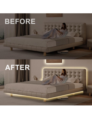 Tira de Luz LED COB Inteligente 5m Olaholii Regulable 2700K-6500K