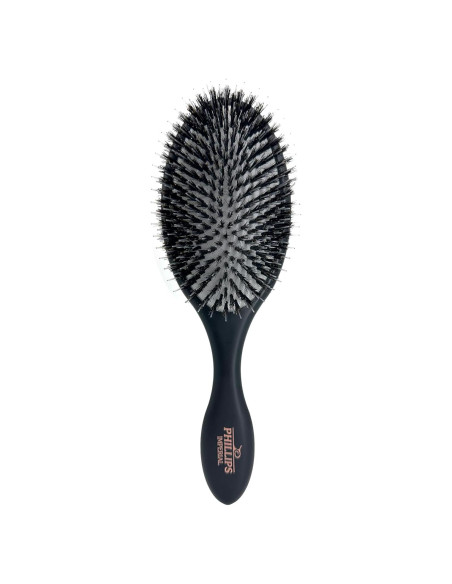 Cepillo Ovalado Phillips Brush Negro con Cerdas de Jabalí Cepillo Ovalado Phillips Brush Negro con Cerdas de Jabalí