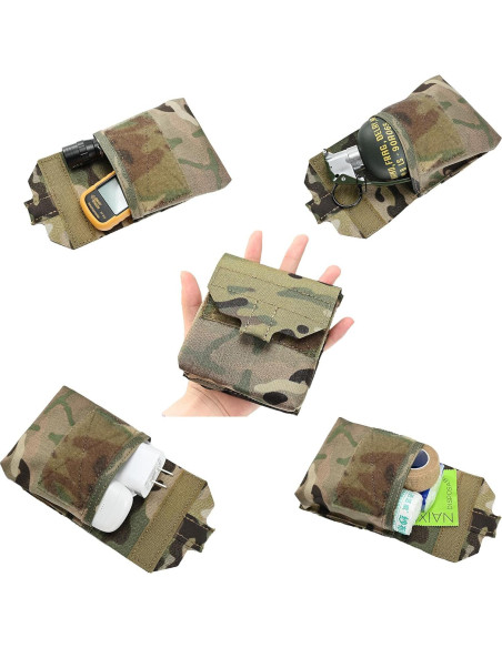 Bolsa Mini Molle Utilitaria SABADO IFAK Nylon 500D 10.5x10.5cm Bolsa Mini Molle Utilitaria SABADO IFAK Nylon 500D 10.5x10.5cm