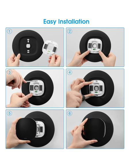 Placa de Pared CaseBot para Termostato Ecobee3 Lite y Ecobee3 Placa de Pared CaseBot para Termostato Ecobee3 Lite y Ecobee3