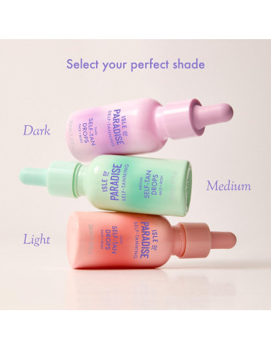 Gotas de Bronceado Facial y Corporal Isla del Paraíso 30mL